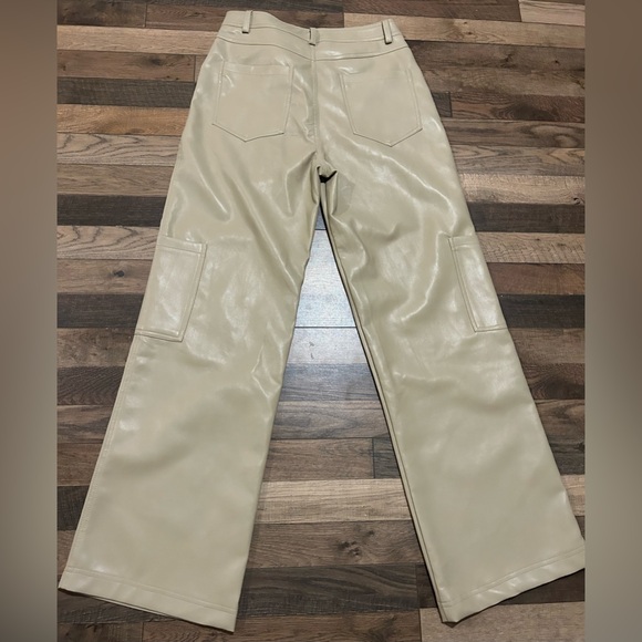 Know One Cares Faux Leather Cargo Pants - Picture 9 of 12